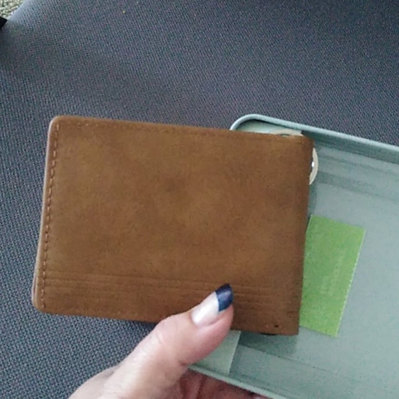 Hang Ten "Have a Good One" Tan Wallet & Keyring - Picture 7 of 7